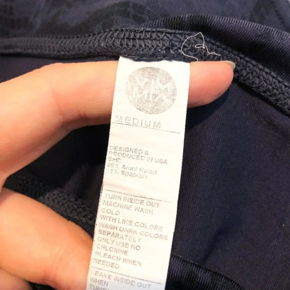 Vimmia Snake Animal Print Athletic Athleisure Compression Cropped Leggings M - Picture 6 of 6